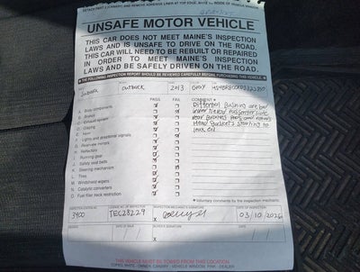 2013 Subaru Outback 2.5i Premium