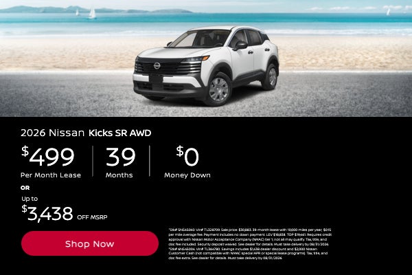 2026 Kicks SR AWD