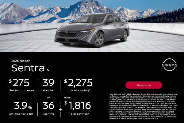 2026 Nissan Sentra S Offer