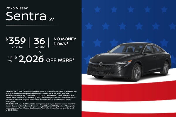 2026 Nissan Sentra SV
