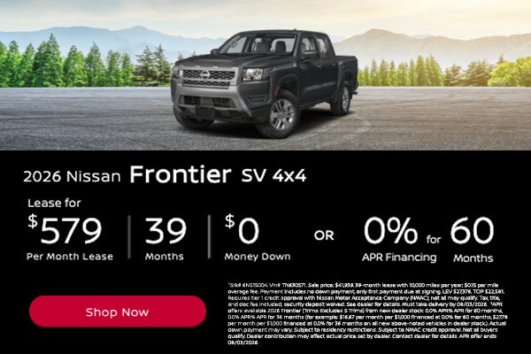 2026 Frontier SV 4x4