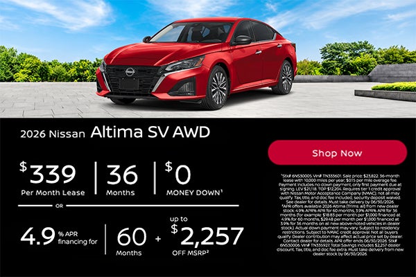 2026 Nissan Altima SV AWD