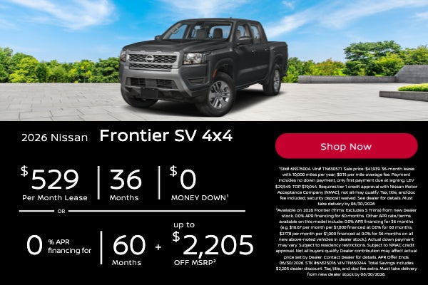 2026 Nissan Frontier SV 4x4