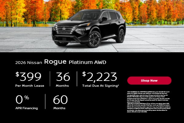 2026 Nissan RoguePlatinum AWD
