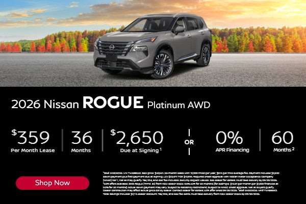 2026 Nissan ROGUE Special Monthly Offer